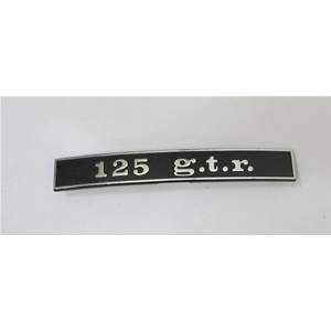 Heckplakette aus Aluminium für VESPA 125 GTR GT R aus Aluminium ro 152514