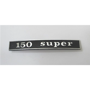 Heckplakette aus Aluminium für VESPA 150 SUPER (Ro 152513)