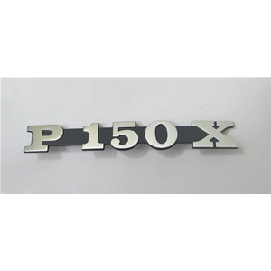 Seitenschildbeschriftung für VESPA PX P 150 X P150X aus Aluminium ro 182117