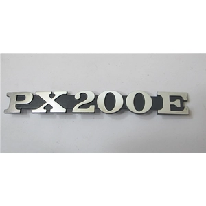 Letras para la placa lateral de VESPA PX 200 E PX200E en aluminio ro 195641