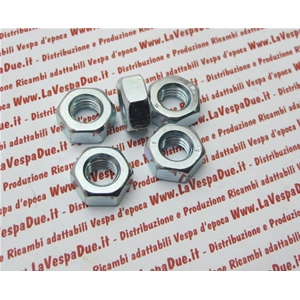 Écrou hexagonal M10 10 mm pour clé de 17 mm pour applications VESPA APE LAMBRETTA, fixation de boulon de moteur, 1 pièce ro 020110