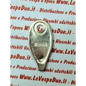 Lock cover without rivet and washer NEIMAN with 4.1 mm hole VESPA 50 50 125 150 SUPER 180 SS GL GT GTR TS SPRINT VELOCE RALLY ro 174628 070604 Italian product