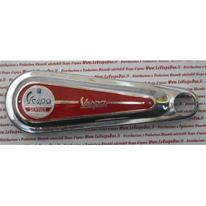 Cache-ressort chromé pour moyeu de Vespa vintage, rouge service, 125, 150, 180, 200, VN, VM, VL, VNA, VNB, VBA, VBB, Sprint, VRLOCE, GT, GTR, Rally, TS, Super GL