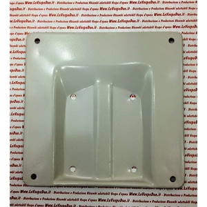 Soporte de matrícula de 180 x 180 mm para VESPA 90 125 PRIMAVERA ET3 en chapa metálica para matrícula europea.