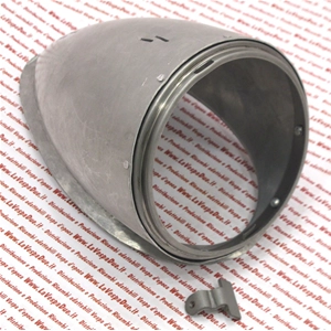 Cuerpo del faro delantero con brida para remachar, diámetro 95 mm para VESPA 125 desde V1T hasta V15T de 1948 a 1950.