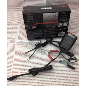Automatisches Batterieladegerät 6 Volt 12 Volt für Blei-Säure-Batterien für Vespa, Lambretta, Motorräder, Ape Quod und andere Fahrzeuge