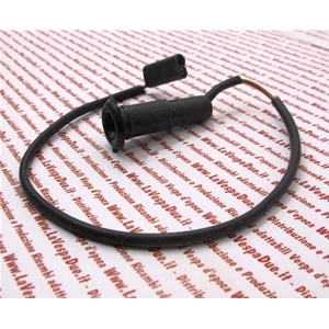 Cavetto di contatto lungo cm 30 completo di boccola frecce indicatori di direzione lampeggiatori per cofano VESPA PX 80 125 150 200 PE ARCOBALENO r.o. 194004