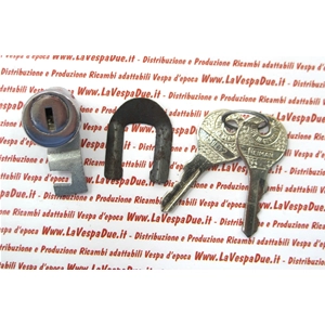 NEIMANN Runddeckelschloss für VESPA 125 150 VNA VNB VB1 VBA VBB VL1 GL GS 50 90 SS SUPER SPRINT 160 GS ro 077049 098653 für seitliche Kofferraumdeckelöffnung 20 mm ro 025911