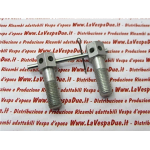 Kit of 2 8 mm bolts. Complete with accessories for fixing the starter lever for VESPA Faro Basso