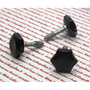 Pomello vite perno per sella singola VESPA 50 N L R prima serie 125 PRIMAVERA ET3 galletto r.o. 015540