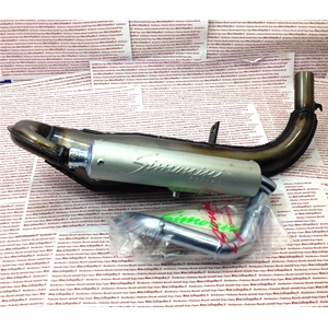 SIMONINI expansion muffler in ALUMINUM for VESPA 50 90 NLR SPECIAL