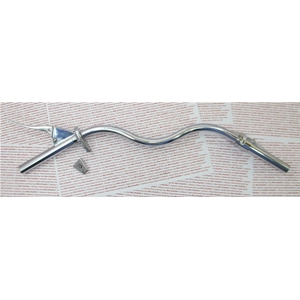 Manubrio cromato completo per VESPA 125 VM1T VM2T VN1T VN2T 150 VL1T VL2T VL3T APE AB3T AB4T faro basso struzzo