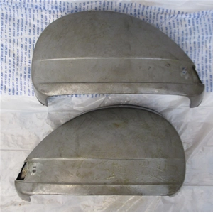 Pair of side panels for VESPA PX 80 125 150 200 ARCOBALENO E disc brake with indicators and opening hooks under the right and left seat