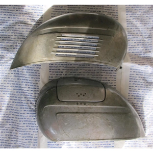 Paire de capots, coques et sacoches pour Vespa 150 GL VLA1T, capot droit et gauche et sacoche.