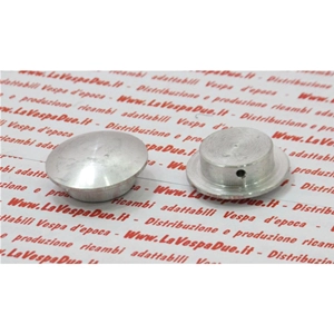 1 Tappo chiudi foro manopole VESPA 98 125 dal telaio V1T al V15T APE 125 cambio a bacchetta manubrio manopola in alluminio 1 pezzo
