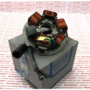 Original coil support stator for VESPA PK XL PLURIMATIC VA52T from 1985 to 1990, old stock