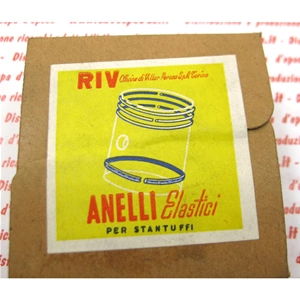 1PZ Anello fascia Anelli fasce elastiche segmenti originali RIV pistone mm 54,6 x 2,5 per VESPA fondo di magazzino - 1 fascia