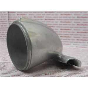 Aluminum front headlight body with handlebar mount for VESPA 125 U VU1T Utility vehicle, year 1953
