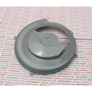 Tapa del volante deportivo gris y cubierta del ventilador en moplen para VESPA 50 SPECIAL LRN 90 SS 125 ET3 PRIMAVERA