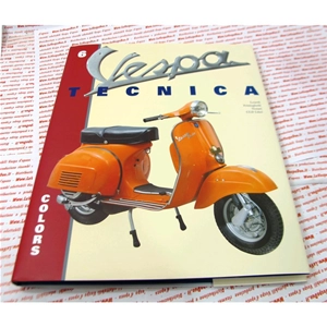 Volume n° 6 « VESPA TECNICA », coffret relié avec nuancier