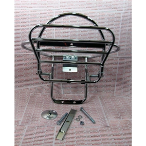 Gepäckträger hinten mit Radhalterung für VESPA 50 90 125 NLR SS SPECIAL ET3 PRIMAVERA rundes Modell