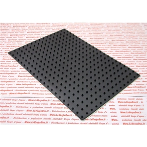 Tapis antidérapant adhésif noir pour repose-pieds de capot, 25 x 17 cm, diverses applications, VESPA