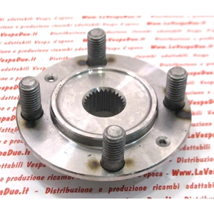 Hinterradtrommelflansch Z 27 für VESPA 125 150 VNA VNB VBB, Bolzendurchmesser 10 mm, auch für Modifikationen geeignet ro 094535 089574