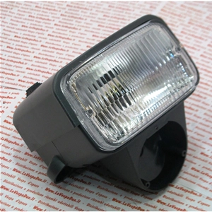 Kompletter Zwei-Licht-Scheinwerfer mit grauem ABS-Gehäuse für PIAGGIO 50 BRAVO P PV 3 ro 213048 226185 226968