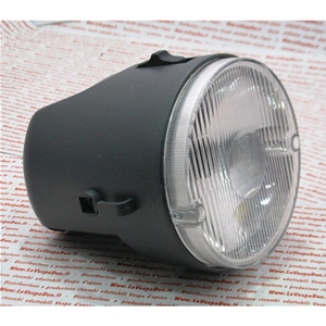 Faro delantero completo de 2 luces con interruptor de 1 paso y 2 posiciones, carcasa de ABS gris para PIAGGIO 50 SI FL 2 ro 291306