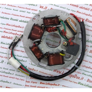 STATOR COIL SUPPORT FOR VESPA 125 150 200 PX AND ARCOBALENO FROM 1981 TO 1997 ELECTRIC STARTER