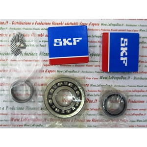 Kit complet de 6 roulements pour la révision moteur de Vespa 200 Rally 2e génération VSE1T à partir du châssis 33997 / P200E PX200E PX200 E 1re série