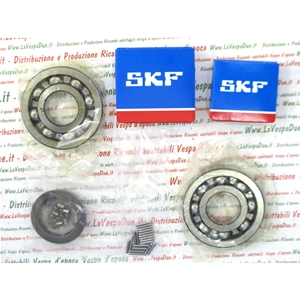 Kit complet de 6 roulements pour la révision moteur des Vespa 125 VNA / VNB / 125 Super 1° / VBA / VBB / 150 GL 1ère série