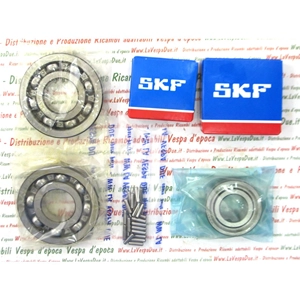 KIT COMPLETO DE 6 RODAMIENTOS PARA LA REVISIÓN DEL MOTOR DE LA VESPA GS 150 VS