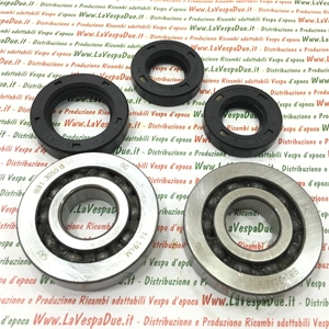 Lager- und Öldichtungssatz für die Kurbelwellenüberholung für VESPA 98 von 1946 bis 1947 125 V1T A V15T V30T V31T V32T V33T bis 1952