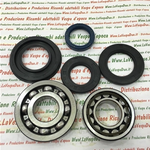 Kit de révision de vilebrequin comprenant coussinets et joints d'huile pour Vespa 180 SS VSC1T VSC2T