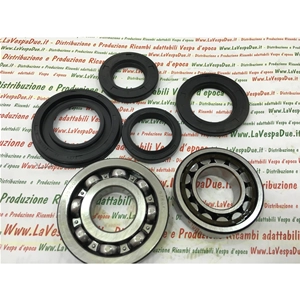 Kit de révision de vilebrequin comprenant coussinets et joints d'huile pour Vespa 160 GS VSB1T VSB2T