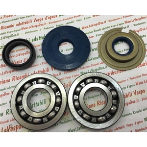 KIT DE REPARACIÓN DE CIGÜEÑAL, COJINETES Y RETENES DE ACEITE PARA VESPA 125 SUPER VNC 150 SUPER VBC PRIMERA SERIE HASTA EL CHASIS 70199