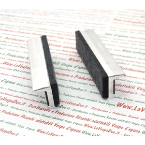 PROTECTORES MAGNÉTICOS PARA MORDAZAS CON INSERTO DE FIELTRO DE 100 MM DE LARGO Y 150 GR PARA COMPONENTES CON SUPERFICIES FRESADAS, LISAS O PULIDAS, PARA TODO TIPO DE MORDAZAS.