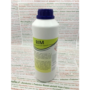 RIM SUPER CONCENTRATED DEGREASER DETERGENT FOR REMOVING DIRT AND OXIDATION FROM MECHANICAL PARTS WITH A WHITENING EFFECT 1 LITER