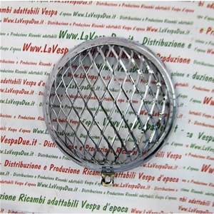 Chrome headlight ring frame with 95 mm diameter stone guard type 6 six days for VESPA 125 V1T to V15T V30T to V33T VU1T HOFFMANN