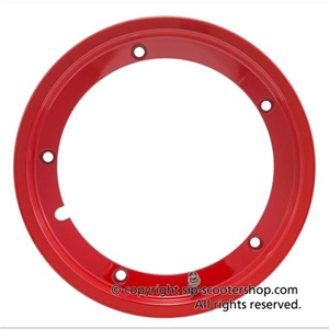 Jante tubeless SIP 81014000 en aluminium rouge pour pneus 100/80/90/90 - 10" pour VESPA 50 80 90 125 150 160 180 200 ET3 PK S XL SPRINT GT TS GL GS SS PX PE T5 RALLY COSA