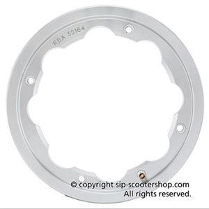 Llanta tubeless SIP 81035000 de aluminio pulido para neumáticos de 3.00, 3.50 y 10 pulgadas para LAMBRETTA 125, 150 y 200.