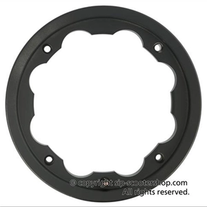 Llanta tubeless SIP 81036000 de aluminio negro para neumáticos de 3.00, 3.50 y 10 pulgadas para LAMBRETTA 125, 150 y 200.