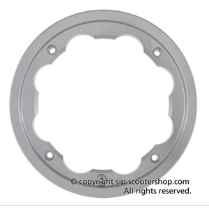 Llanta tubeless SIP 81037000 de aluminio plateado para neumáticos de 3.00, 3.50 y 10 pulgadas para LAMBRETTA 125, 150 y 200.