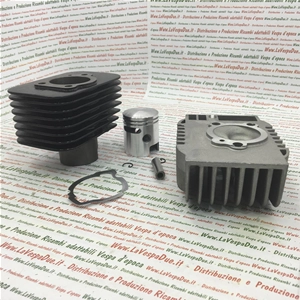 CULATA DE 43,5 mm DE DIÁMETRO, TRANSFERENCIAS CON PASADOR DE 10 MM, COMPLETA CON CABEZA PARA PIAGGIO 50 CIAO BOXER BRAVO SI