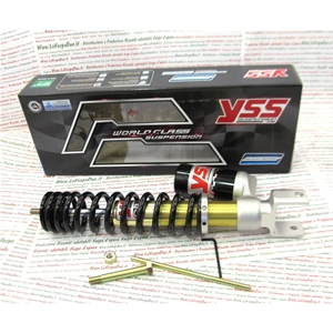 Amortiguador trasero GAS YSS VESPA NLR SPECIAL PX GL VBB SPRINT VELOCE RALLY GS SS PE con emulsión de gas con depósito separado Precarga de muelle con rosca 50 90 125 150 160 180 200