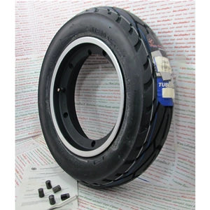 KIT DE LLANTAS SIN CÁMARA CON CUBIERTA NEUMÁTICA SIP 3.50 - 10" APROBADO PARA 120 KM/H PARA VESPA 50 80 90 125 150 160 180 200 ET3 PK S XL SPRINT GT TS GL GS SS PX PE T5 RALLY COSA SIP 30302000
