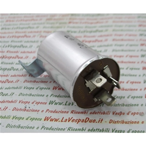 Elektronischer Blinker, 6 Volt, 23 W, 15 Ah, 3-Faston-Thermoschalter für Blinker von Vespa 50, 80, 125, 150, 160, 180, 200 und Gilera 125 TG