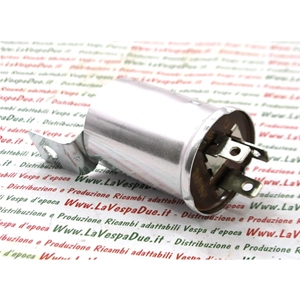 Elektronischer Blinker 12 Volt 23 W 3-Faston-Thermoschalter für Blinker für Vespa PX Arcobaleno mit Elektrostarter Ape MP Max Car P2 P3 Diesel