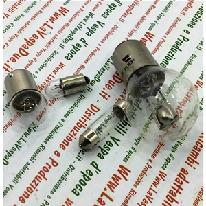 SET OF 4 12 VOLT FRONT AND REAR BULBS FOR VESPA 125 VNB1 VNB2 150 VBB 160 GS GL 180 SS